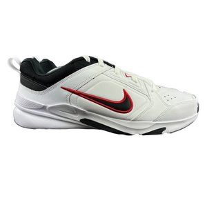 Nike Men's Defy All Day White Black University Red Shoes DJ1196-101 Size 12
